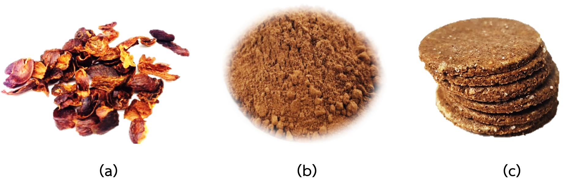 Jasmine Rice Crackers Fortified with Coffee Pulp Powder