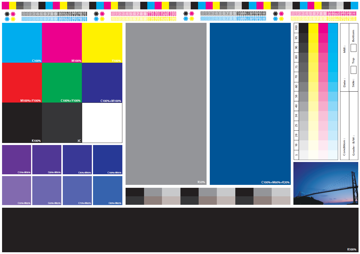 รูปที่ 3 ภาพงานพิมพ์ Offset (ชุดที่ 3)